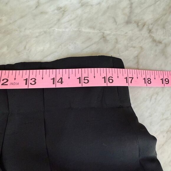 Constance Saunders vintage 100% silk wide leg lined pants size 12 - Picture 4 of 6